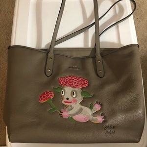 Coach Base Man Lou Leather Tote
